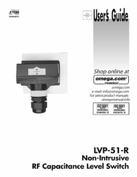 Thumbnail of document Manual - LVP-51-R Non-Intrusive RF Capacitance Sensors Selectable NO or NC